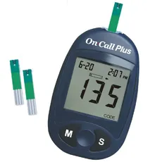 دستگاه سنجش گلوکز خون On Caii Plus  - Blood Glucose Monitoring System On Call Plus